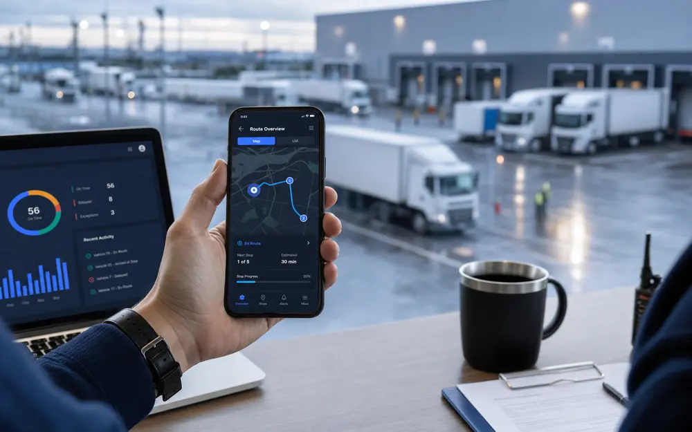 Logistics Tracking Mobile App