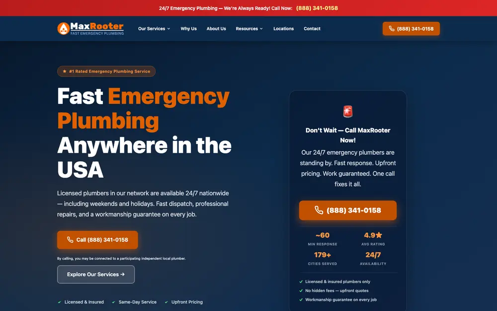 Max Rooter — Nationwide Plumbing Platform